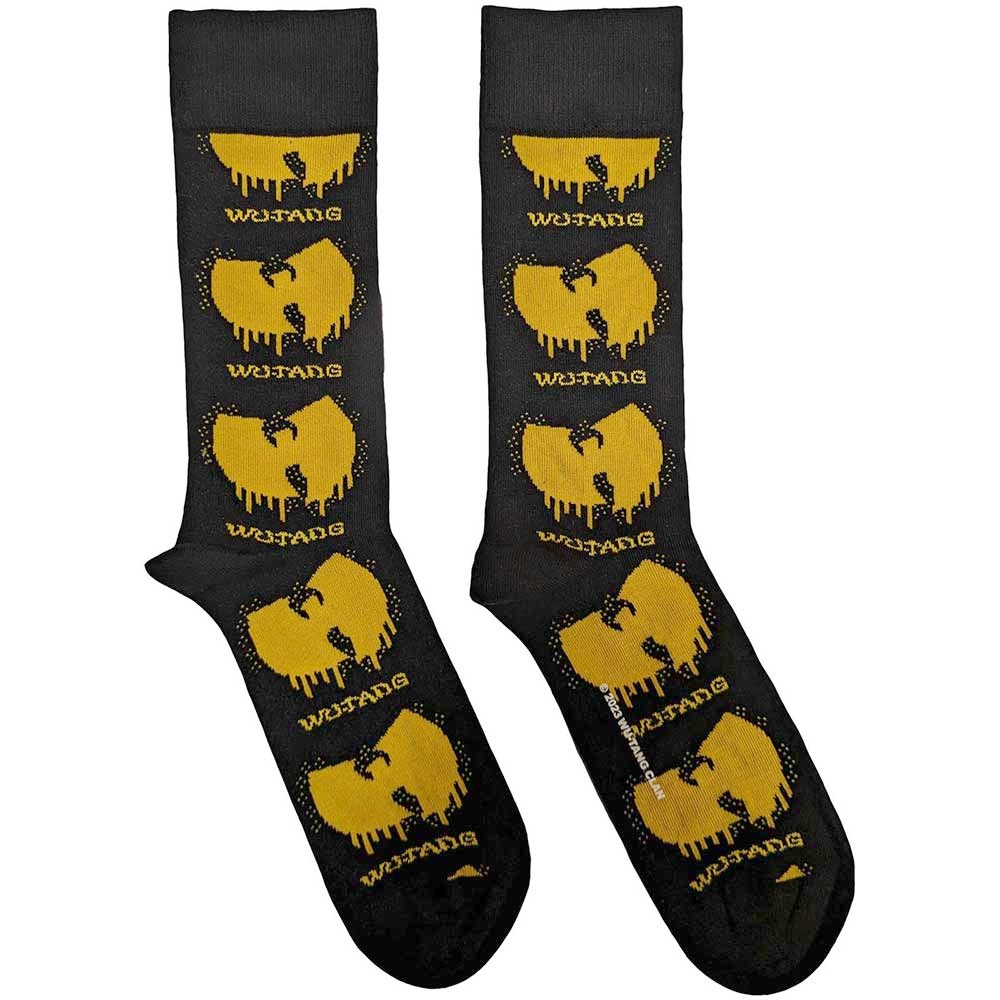 WuTang Clan - Dripping Logo Socken - Schwarz